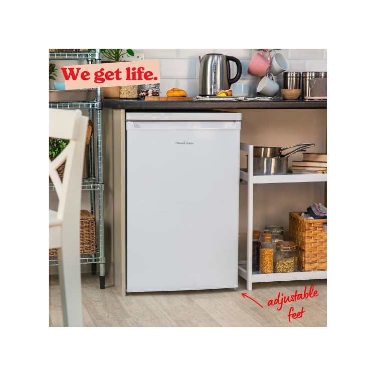 Russell Hobbs 91 Litre Freestanding Undercounter Freezer - White