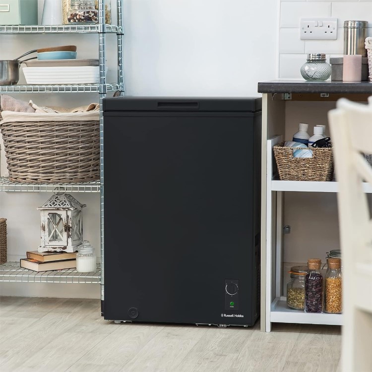 Russell Hobbs 99L Chest Freezer - Black