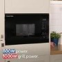 Russell Hobbs Built-In Microwave & Grill - Black