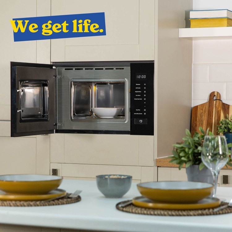 Russell Hobbs Built-In Microwave & Grill - Black