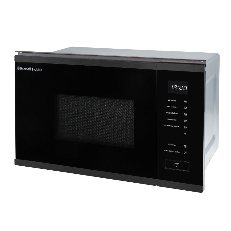 Refurbished Russell Hobbs RHBM2002DS Built In 20L 800W Microwave & Grill Black