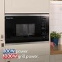 Russell Hobbs Built-In Microwave & Grill - Stainless steel