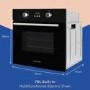 Russell Hobbs Multifunction Electric Single Oven - Black