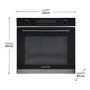 Russell Hobbs Electric Fan Assisted Single Oven - Black