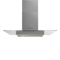 Russell Hobbs 90cm Flat Glass Chimney Cooker Hood - Stainless Steel