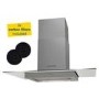 Russell Hobbs 90cm Flat Glass Chimney Cooker Hood - Stainless Steel