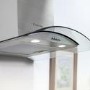 Russell Hobbs 60cm Curved Glass Chimney Cooker Hood - Stainless Steel