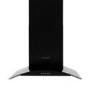 Russell Hobbs 90cm Curved Glass Chimney Cooker Hood - Black