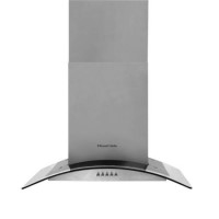 Russell Hobbs 90cm Curved Glass Chimney Cooker Hood - Stainless Steel