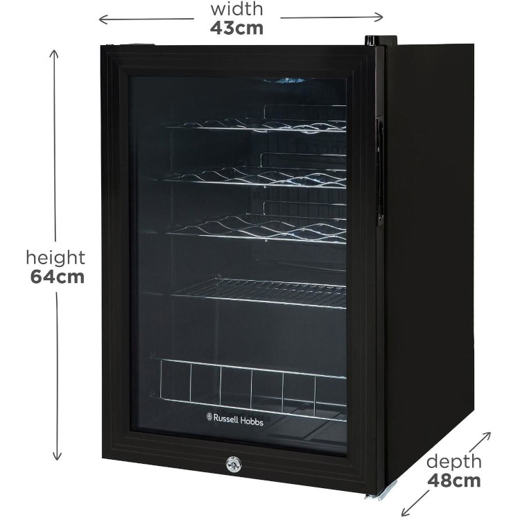 Russell Hobbs 62L Drinks Fridge - Black