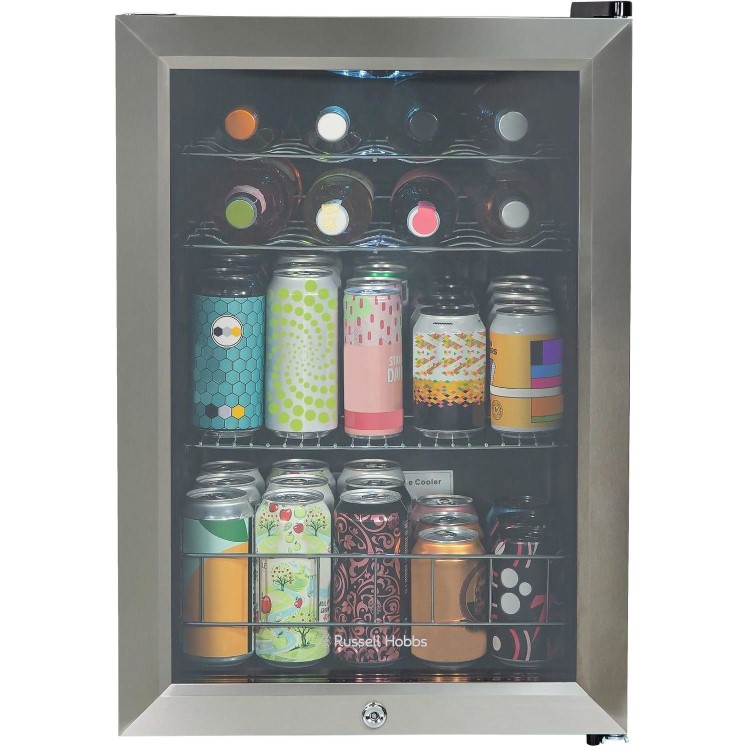 Russell Hobbs 62L Drinks Fridge - Stainless Steel