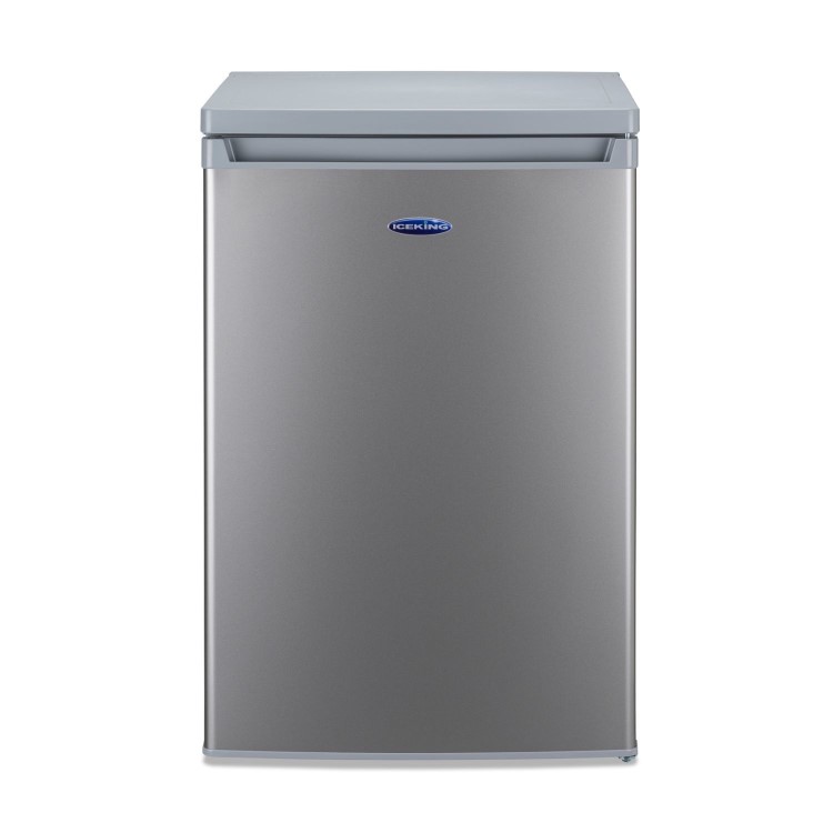 Iceking 109 Litre Freestanding Undercounter Larder Fridge - Silver