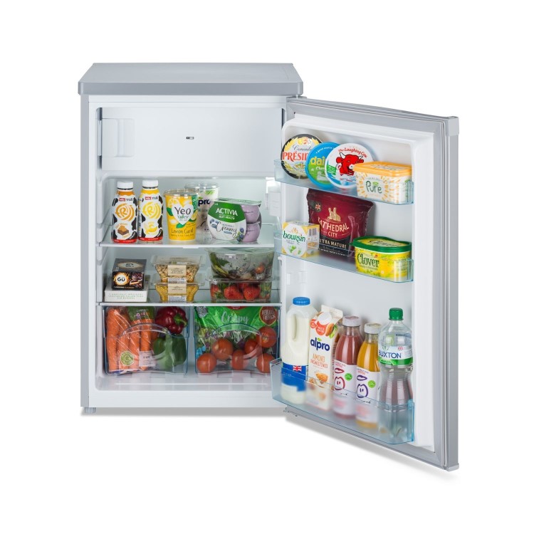 Iceking 109 Litre Freestanding Undercounter Larder Fridge - Silver