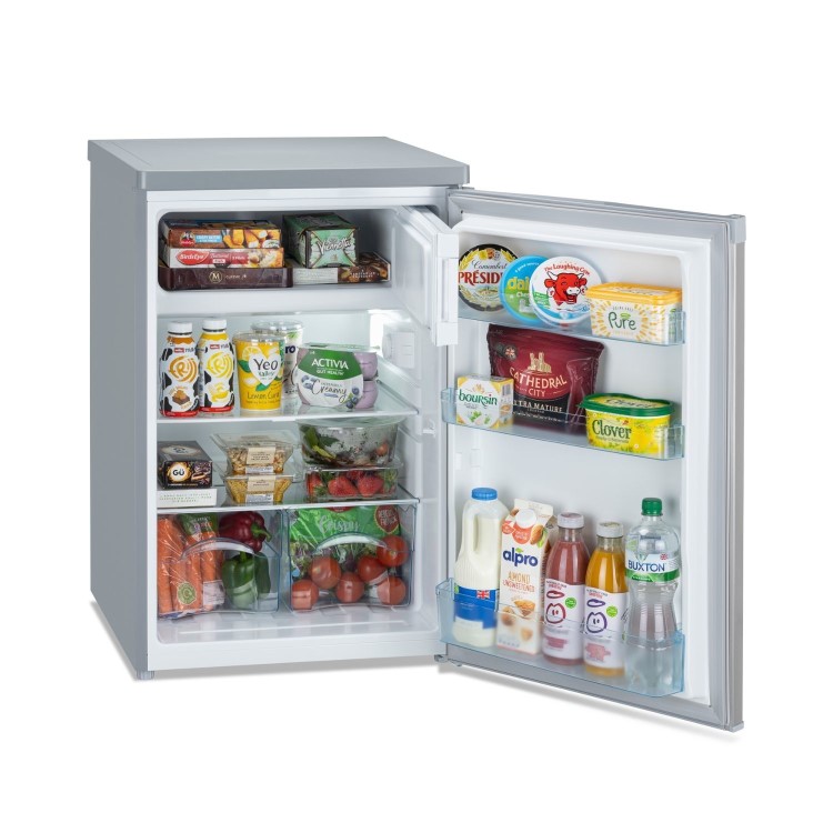 Iceking 109 Litre Freestanding Undercounter Larder Fridge - Silver