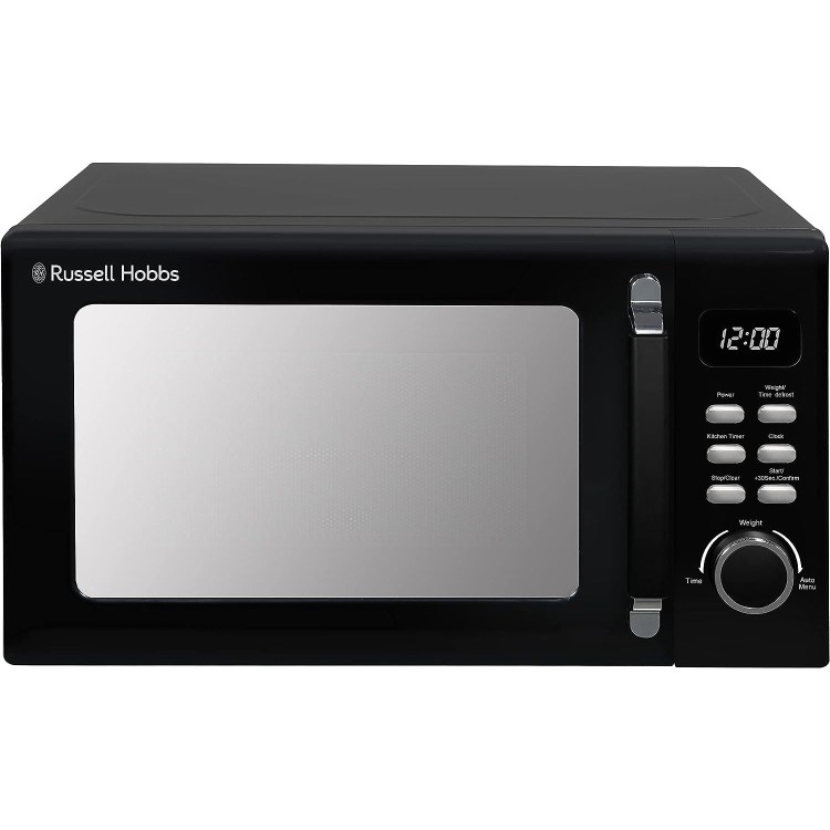 Russell Hobbs StyleVia 20L Freestanding Solo Microwave Oven - Black