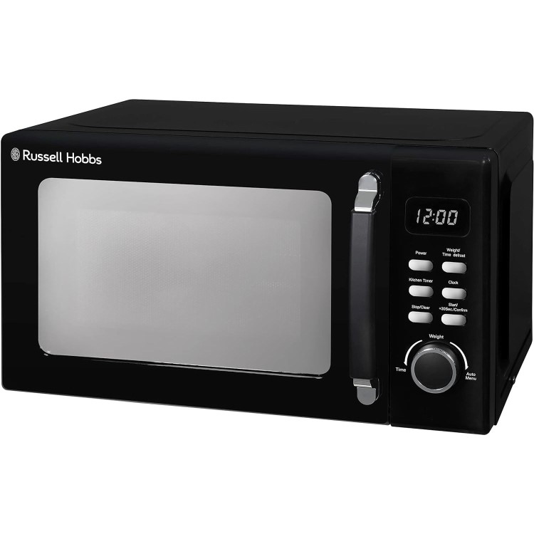 Russell Hobbs StyleVia 20L Freestanding Solo Microwave Oven - Black