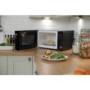 Russell Hobbs RHM2080BR 20L 800W Freestanding Microwave in Black & Red