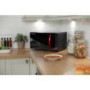 Russell Hobbs RHM2080BR 20L 800W Freestanding Microwave in Black & Red