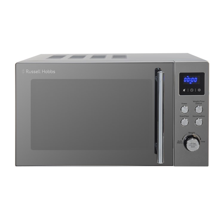 Russell Hobbs Buckingham 17L Freestanding Solo Microwave Oven - Stainless Steel