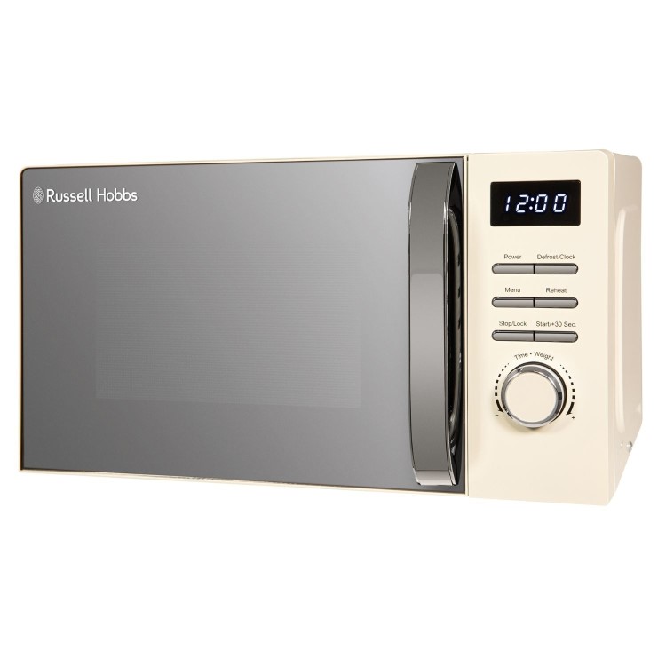 Russell Hobbs 20L Freestanding Digital Microwave Oven - Cream