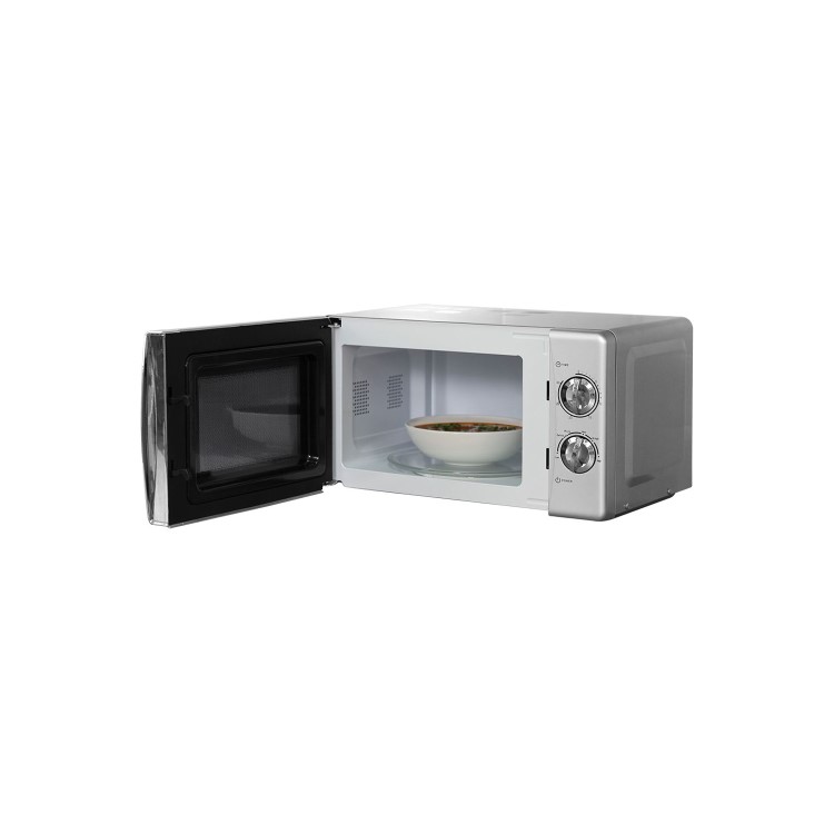 Russell Hobbs Classic 17L Freestanding Solo Microwave - Silver