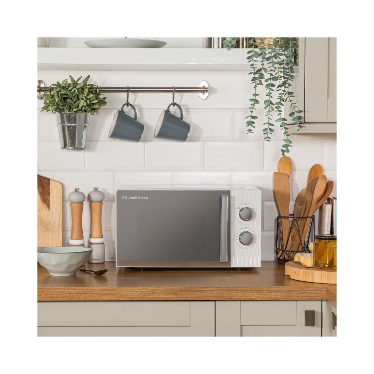 Russell Hobbs RHMM715 17L Honeycomb Microwave - White