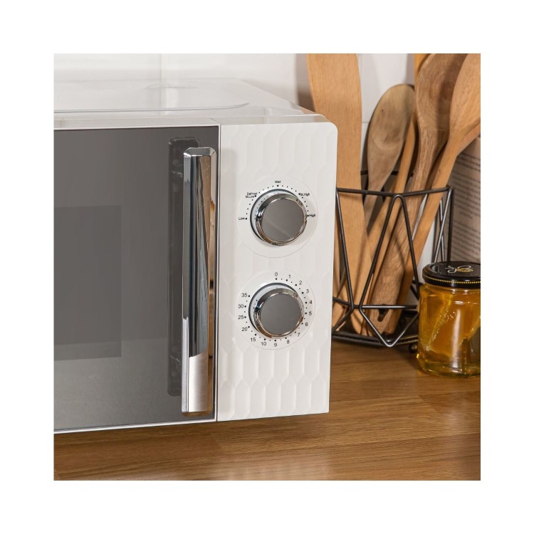 Russell Hobbs RHMM715 17L Honeycomb Microwave - White