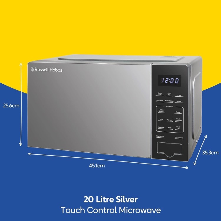 Russell Hobbs 20 Litre white Touch Control Digital Microwave