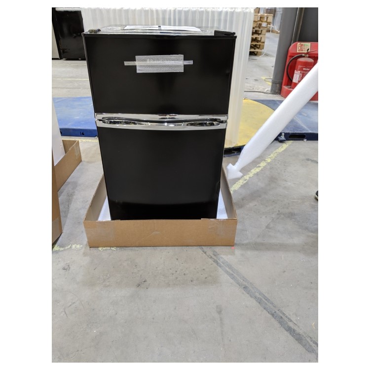 Refurbished Russell Hobbs RHUCFF50B Freestanding 90 Litre 70/30 Low Frost Fridge Freezer Black