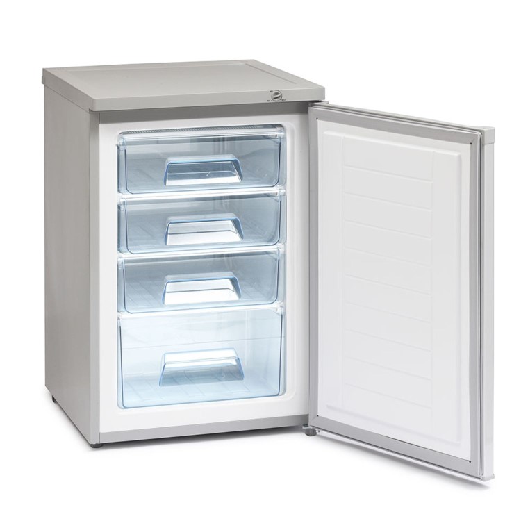 Iceking 91 Litre Freestanding Undercounter Freezer - Silver