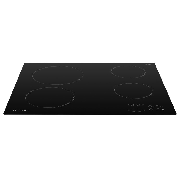 GRADE A3 - Indesit RI161C 58cm Touch Control Ceramic Hob - Black