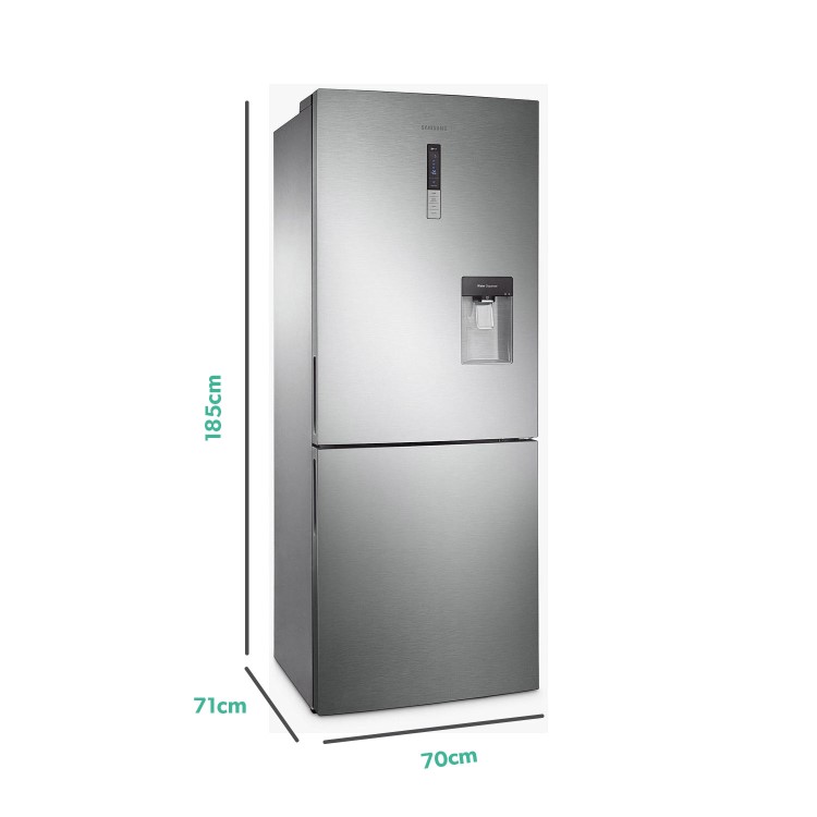 Refurbished Samsung Series 6 RL4363SBASL Freestanding 432 Litre Frost Free 70/30 Fridge Freezer Silver