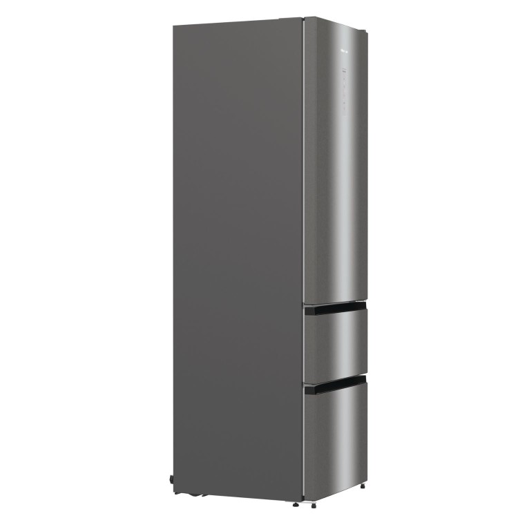 Hisense 378 Litre 70/30 Freestanding Fridge Freezer - Stainless Steel