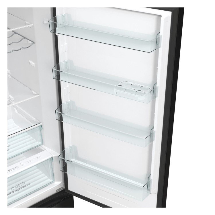 Hisense 378 Litre 70/30 Freestanding Fridge Freezer - Black