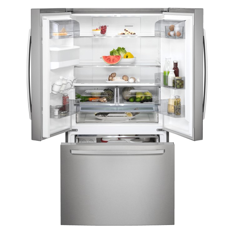 AEG French Door Large Freestanding Fridge Freezer - Stainless Steel 