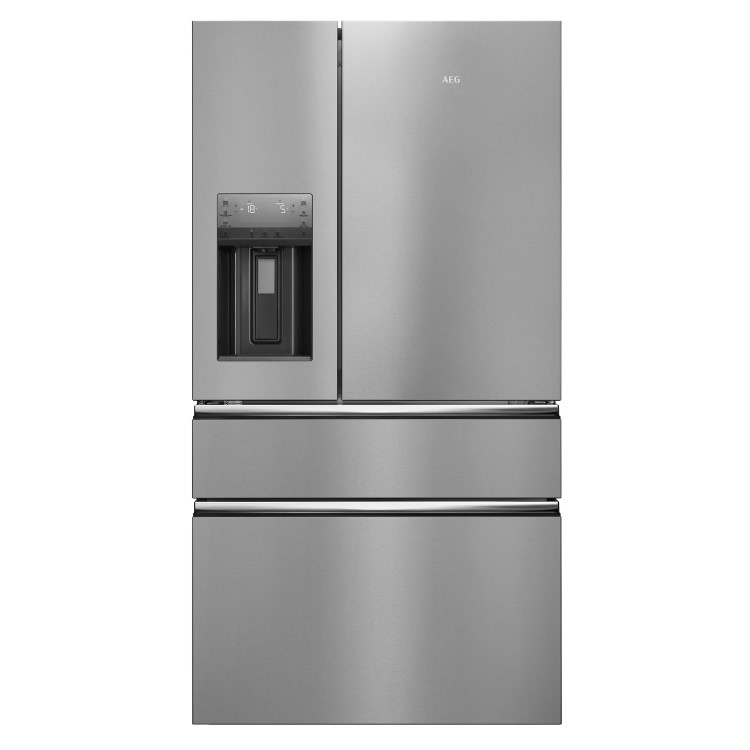 AEG 9000 Series 541 Litre French Door American Fridge Freezer - Stainless Steel