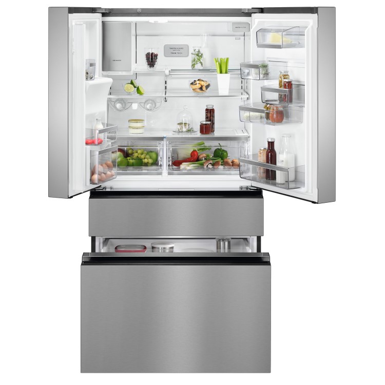 AEG 9000 Series 541 Litre French Door American Fridge Freezer - Stainless Steel