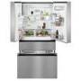 AEG RMB96719CX Freestanding American Fridge Freezer With Plumbed Ice & Water Dispenser - Silver With Stainless Steel Doors