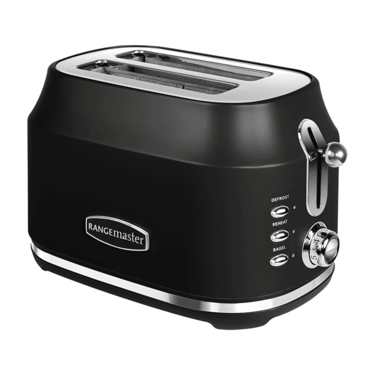 Rangemaster Classic 2 Slice Toaster - Black