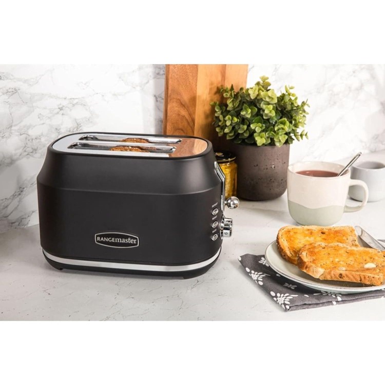 Rangemaster Classic 2 Slice Toaster - Black