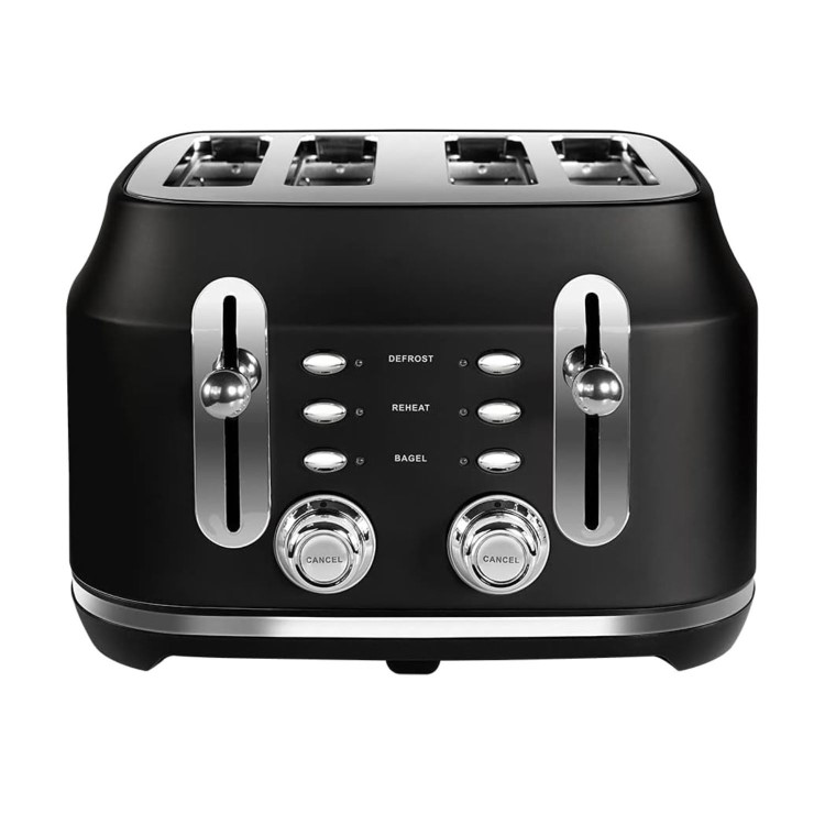 Rangemaster Classic 4 Slice Toaster - Black