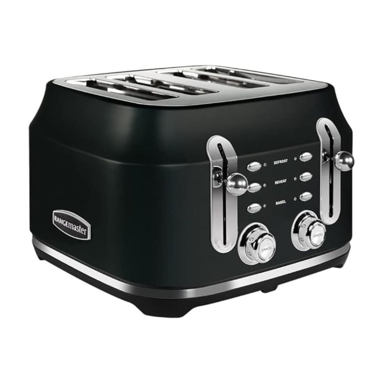 Rangemaster Classic 4 Slice Toaster - Black