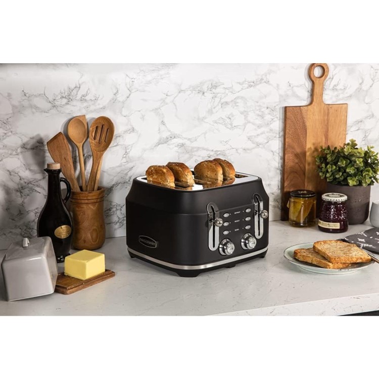 Rangemaster Classic 4 Slice Toaster - Black