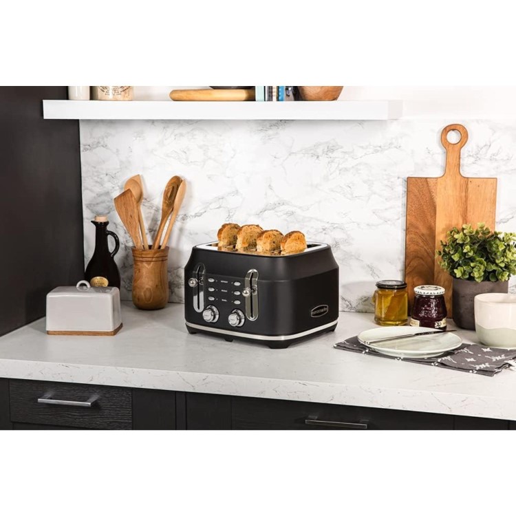 Rangemaster Classic 4 Slice Toaster - Black