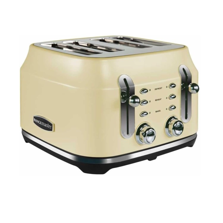 Rangemaster Classic 4 Slice Toaster - Cream