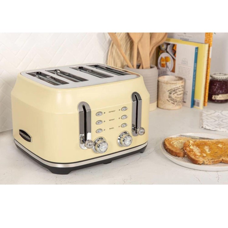 Rangemaster Classic 4 Slice Toaster - Cream