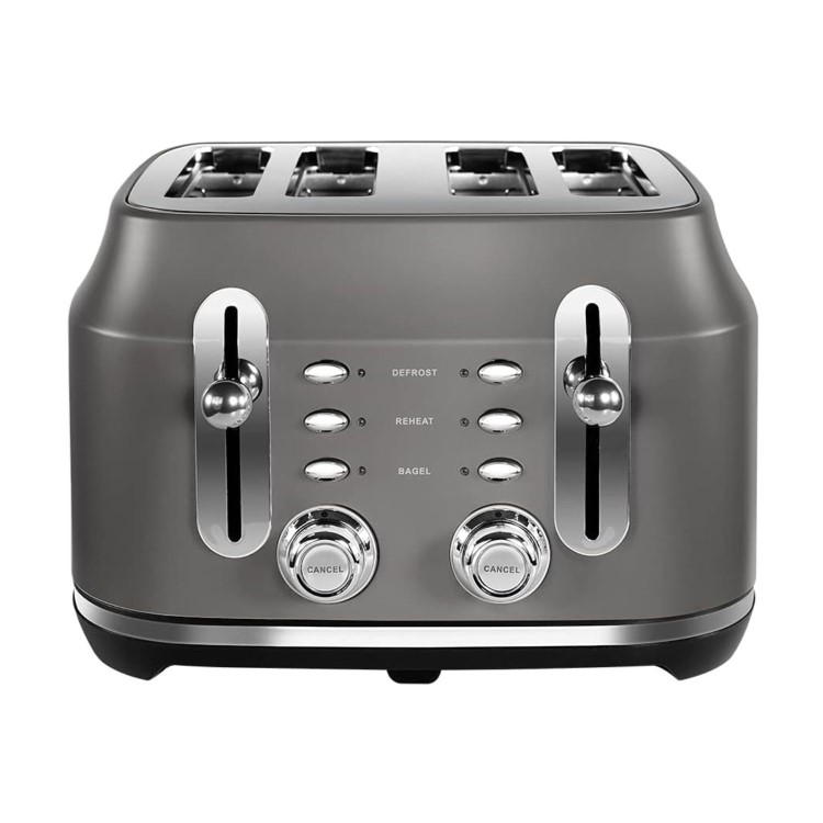 Refurbished Rangemaster Classic 4 Slice Toaster Grey