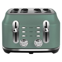 Rangemaster Classic 4 Slice Toaster - Mineral Green