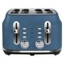 Rangemaster Classic 4 Slice Toaster - Stone Blue