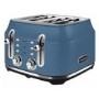 Rangemaster Classic 4 Slice Toaster - Stone Blue